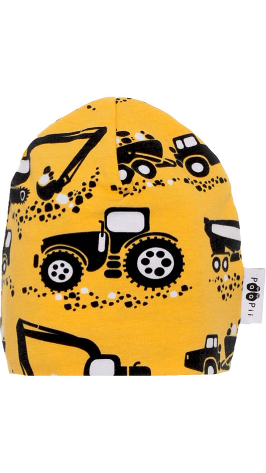 Keltainen PaaPii-pipo työkoneet