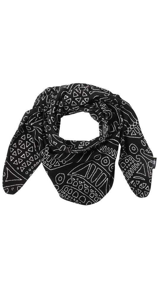 PaaPii jacquard huvi rukinlapa musta, tuotekuva