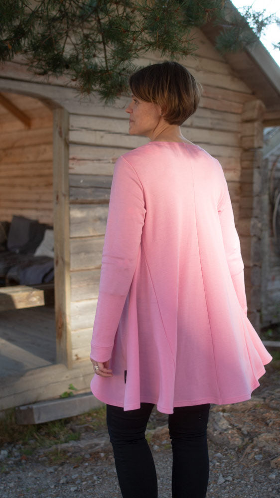 PaaPii merinoneuletakki vaaleanpunainen