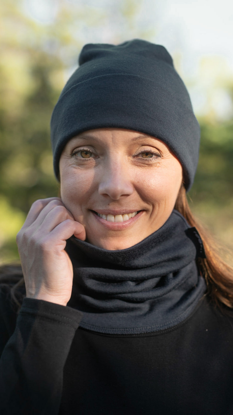 PaaPii merinotyybihuivi musta