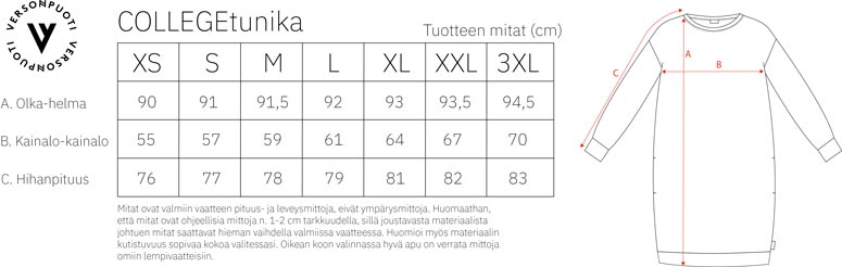 COLLEGEtunika, kukkaiskylpy, nude sininen