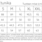 Verson Puoti Helletunika mittataulukko/kokotaulukko