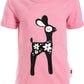 PaaPii bambi t-paita vaaleanpunainen